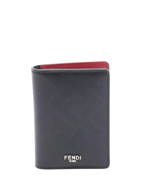 Fendi Pre-Owned 2012-2025 Leather Shadow Case card holder