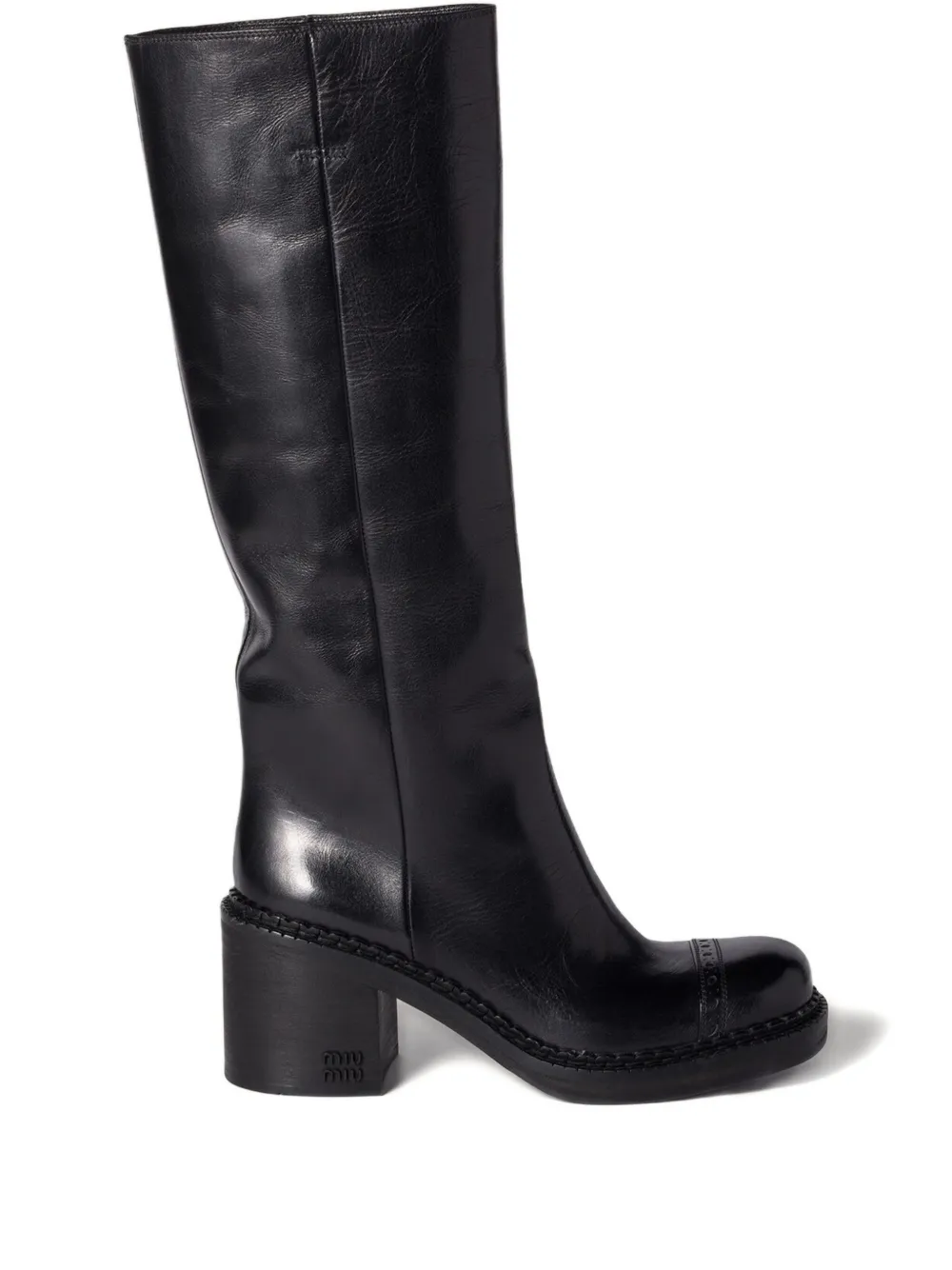 Miu Miu botas con tacón de 75mm | negro | Image 1