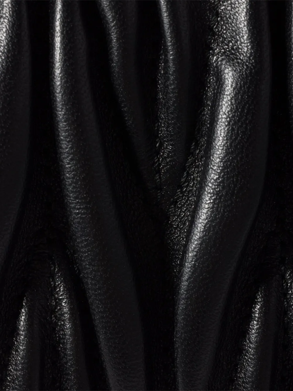 Miu Matelassé leren clutch Zwart
