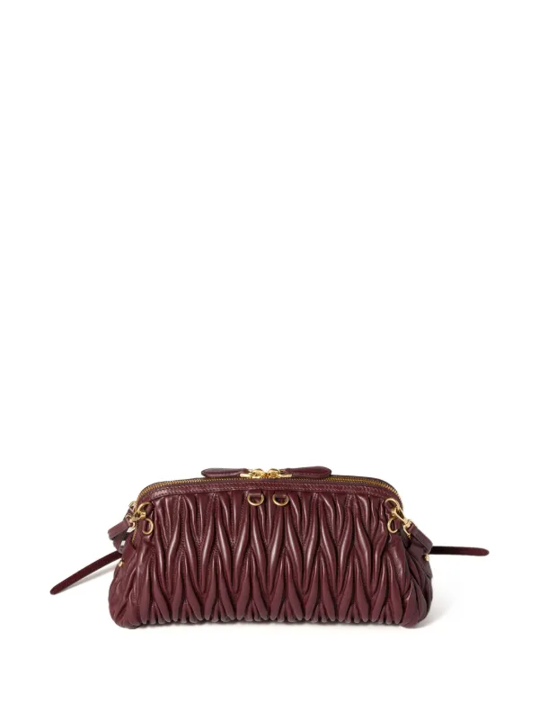 Miu Miu Caprice クラッチバッグ | レッド | FARFETCH JP