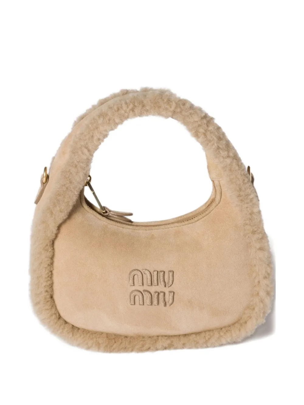 Miu Miu Wander Shoulder Bag In Brown
