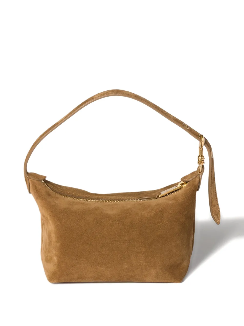 Miu Miu Suede Mini Bag In Brown