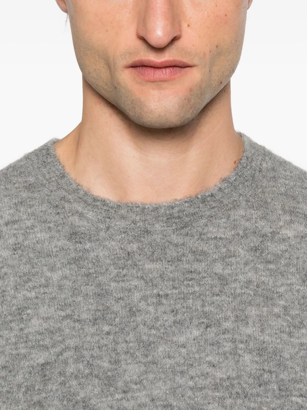 Mc2 Saint Barth Regent Crew-neck Sweater In Gray