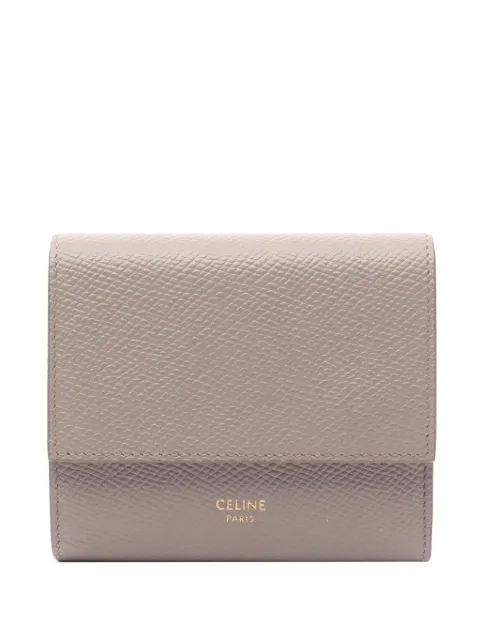 Celine Pre-Owned cartera plegable pequeña de piel 2019