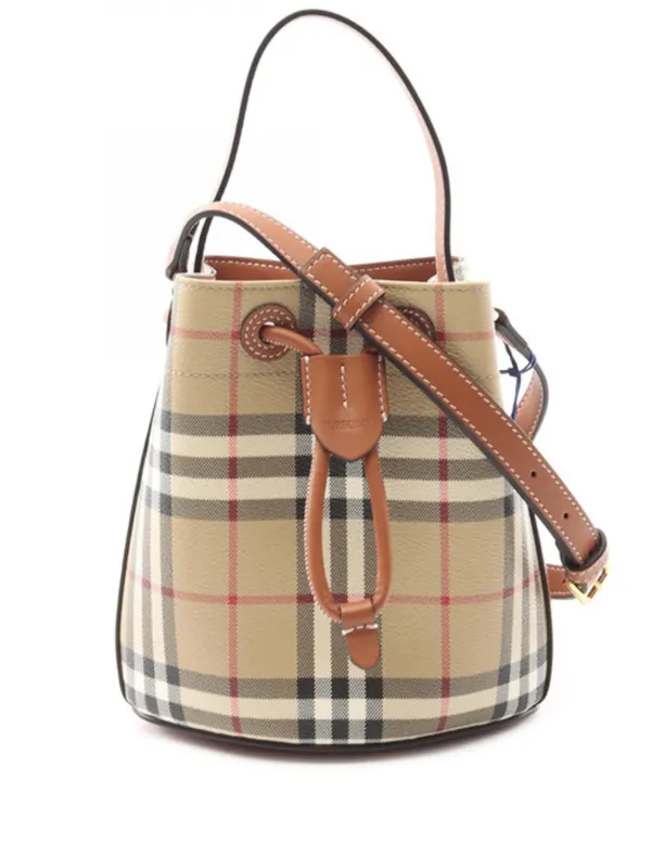 Burberry Pre-Owned Bolso Bombonera De Lona Revestida House Check - Main Image