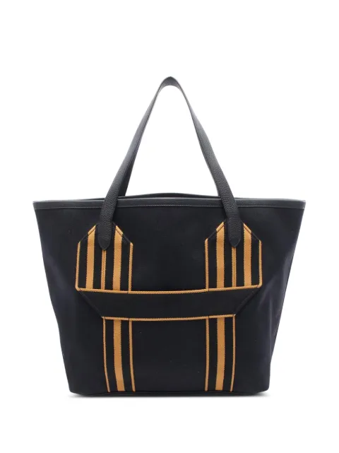 Hermès Pre-Owned tote Toile Militaire and Clemence Pursangle 2022