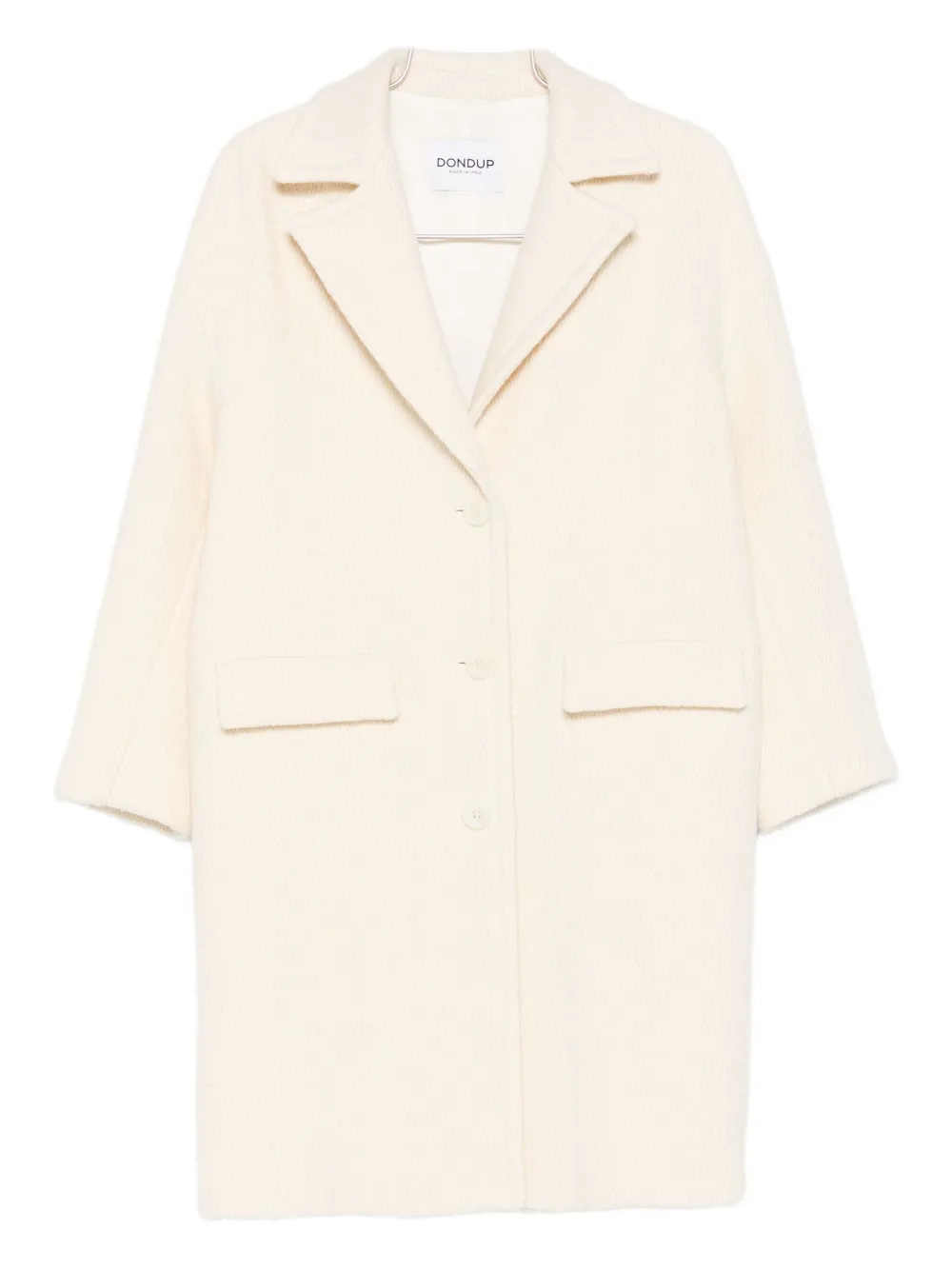 Dondup Flap-pocket Coat In Pink