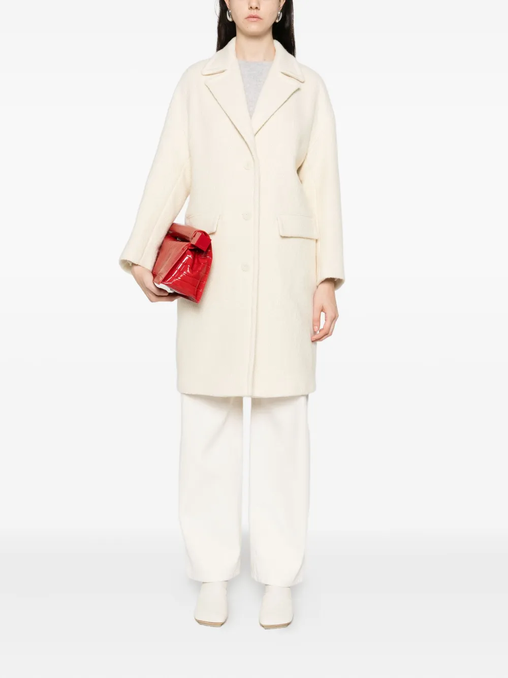 DONDUP flap-pocket coat | Single Breasted Coats | Image 2