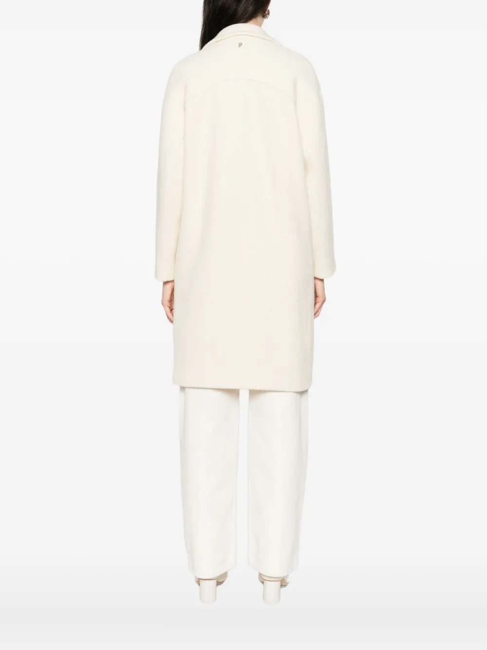 Dondup Flap-pocket Coat In Pink