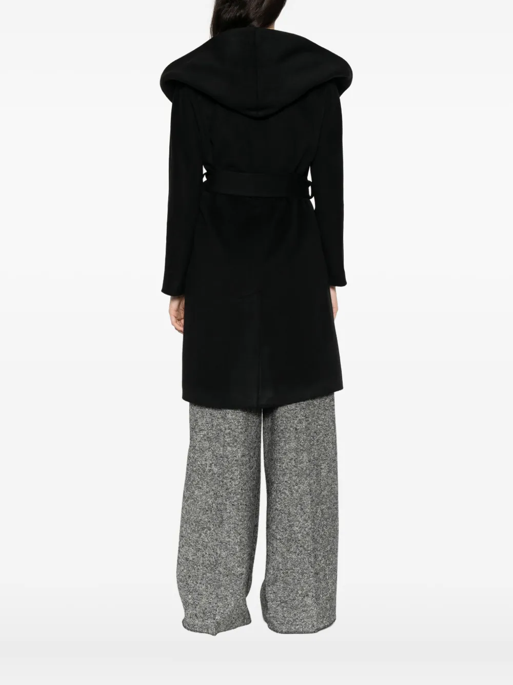 DONDUP Mantel met ceintuur Zwart