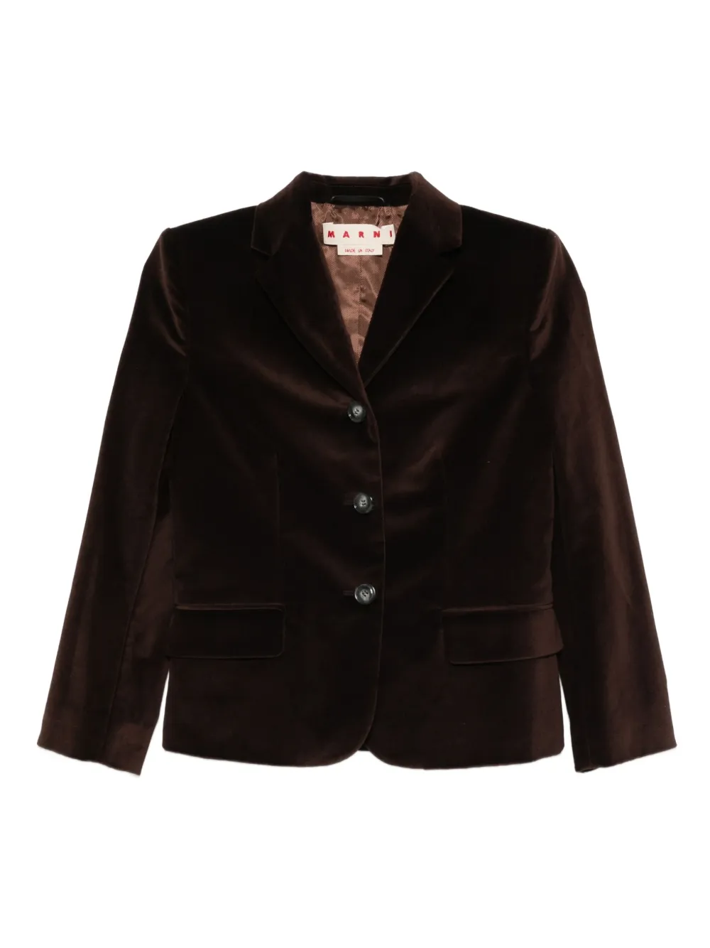 Marni single-breasted blazer | Brown | Image 1