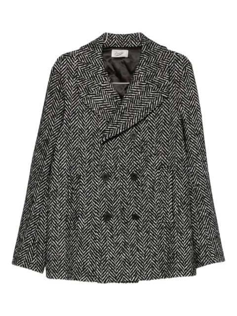 Pence herringbone-pattern coat 