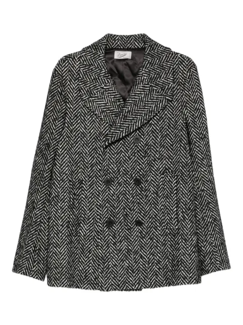 Pence herringbone-pattern coat 