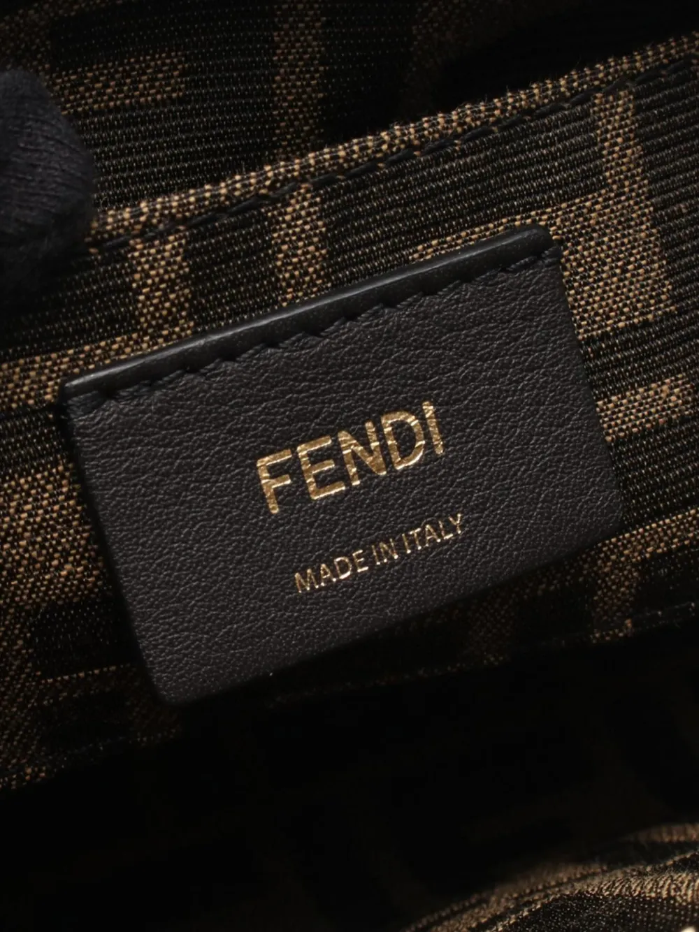Pre-owned Fendi 2010-2025 Mini Leather By The Way Satchel In Black