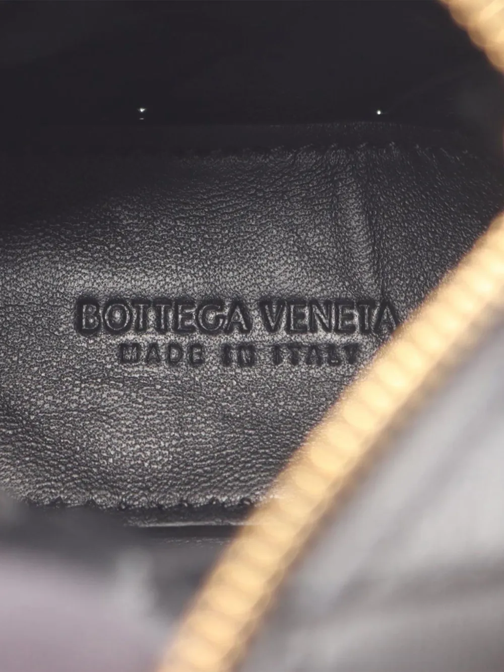 Pre-owned Bottega Veneta 2012-2025 Candy Lambskin Intrecciato Vertical Loop Crossbody Bag In Black