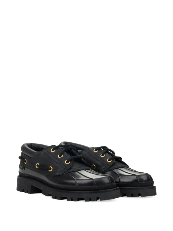 Aimé Leon Dore Papia Boat Shoes | Black | FARFETCH