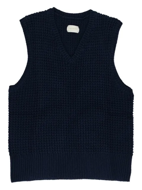Aimé Leon Dore waffle-knit V-neck tank top