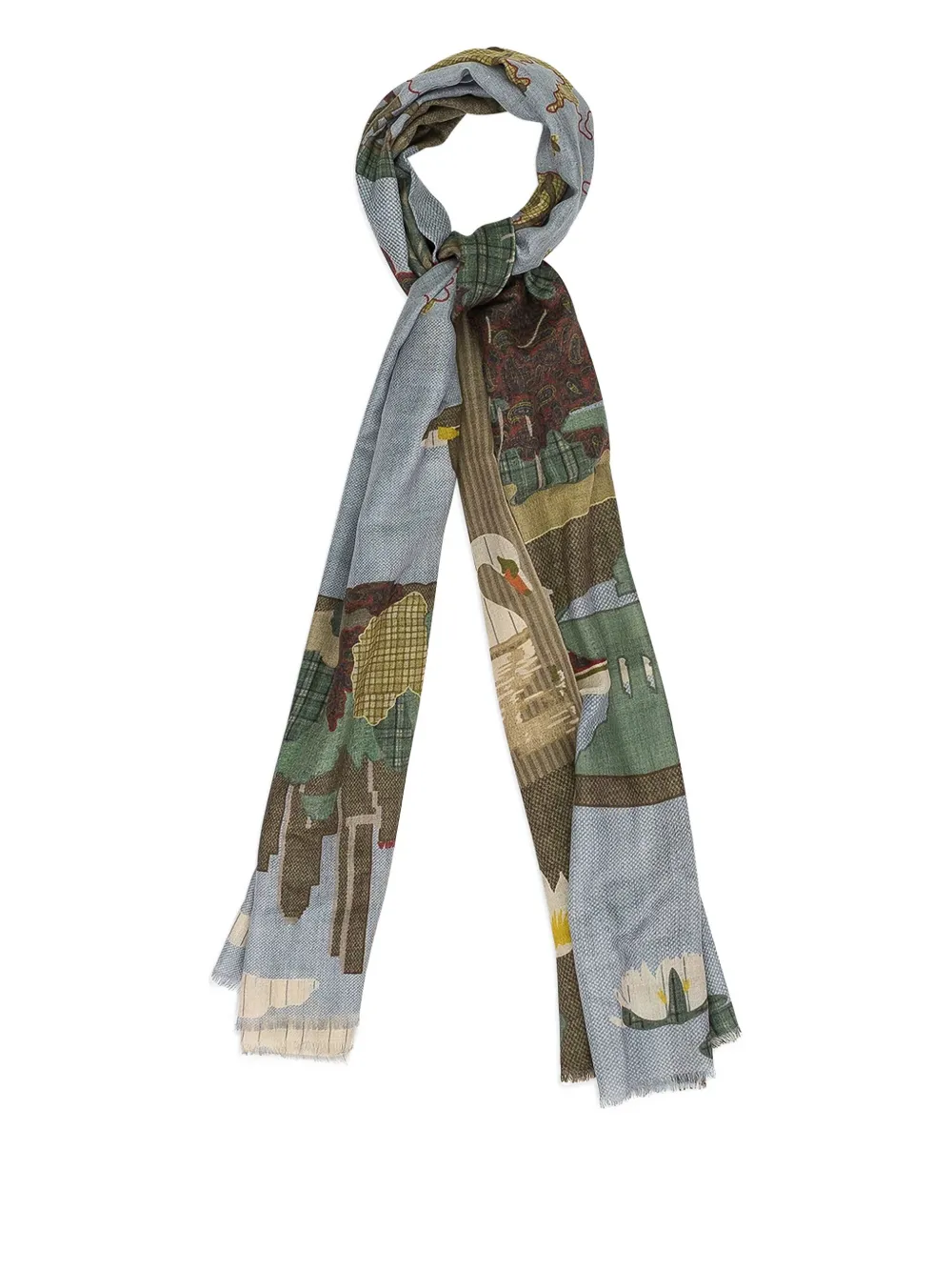 Aimé Leon Dore printed patchwork scarf | Men | Image 2