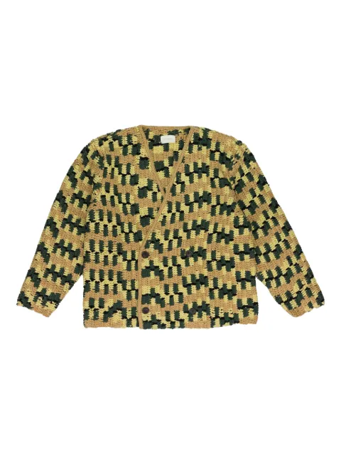 Aimé Leon Dore double-breasted hand-knit cardigan