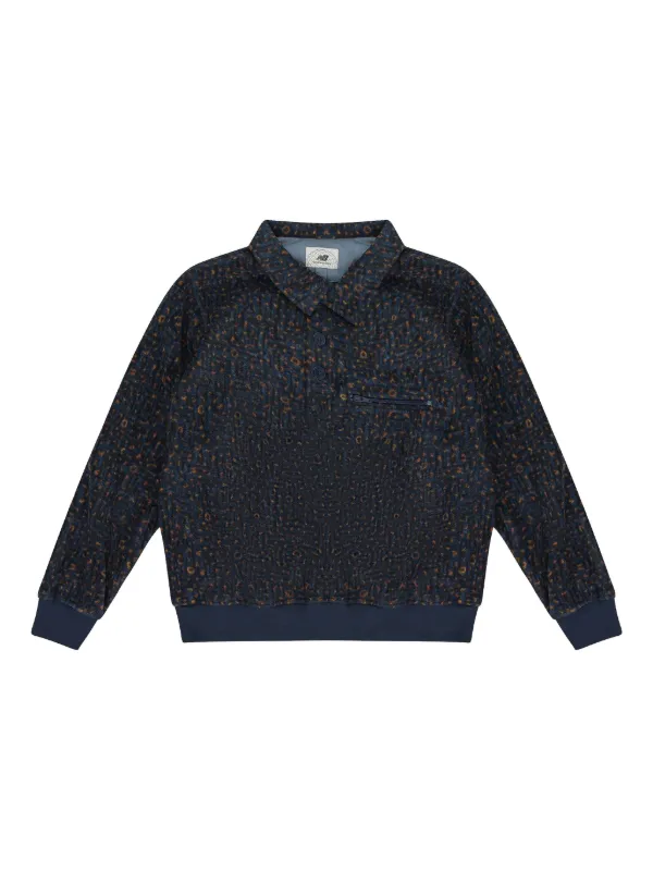 Aimé Leon Dore Geometric-pattern Sweater in Black