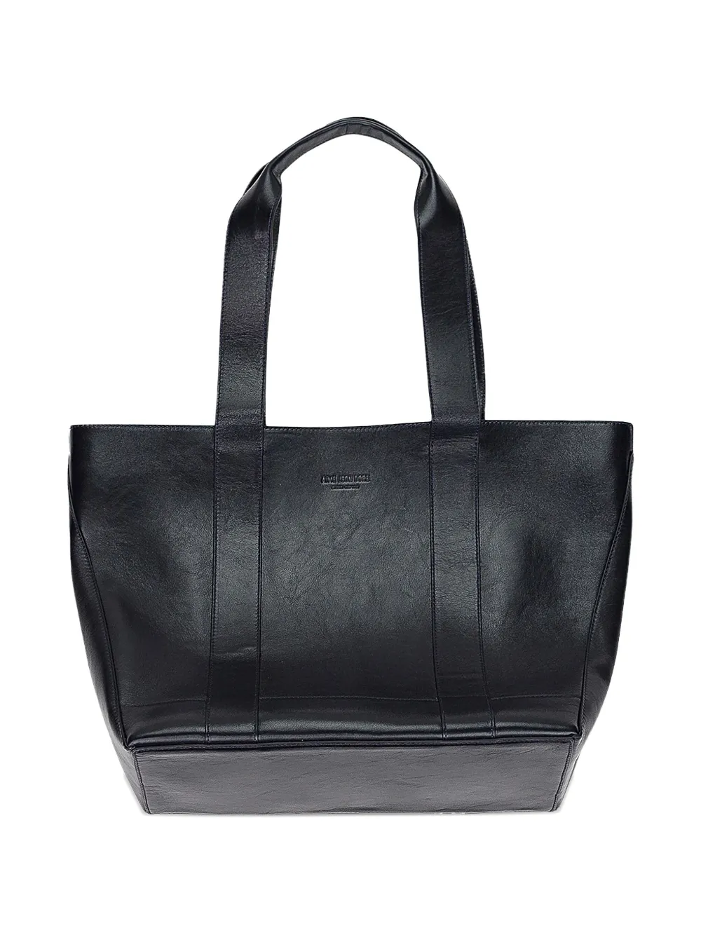Aimé Leon Dore debossed-logo leather tote bag | Blue | Image 1