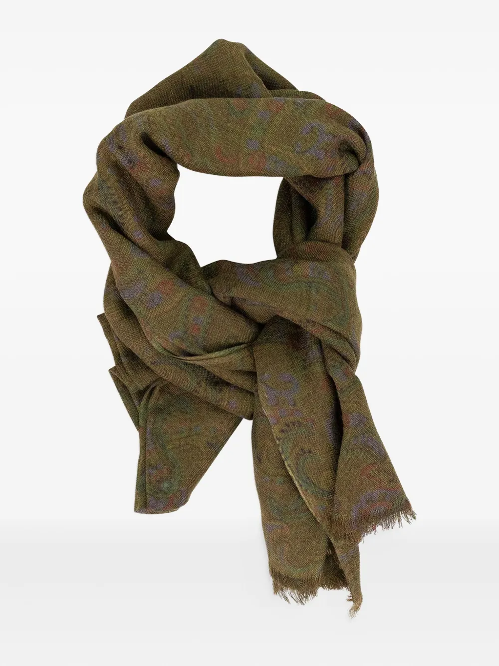Aimé Leon Dore Sjaal met paisley-print - Groen