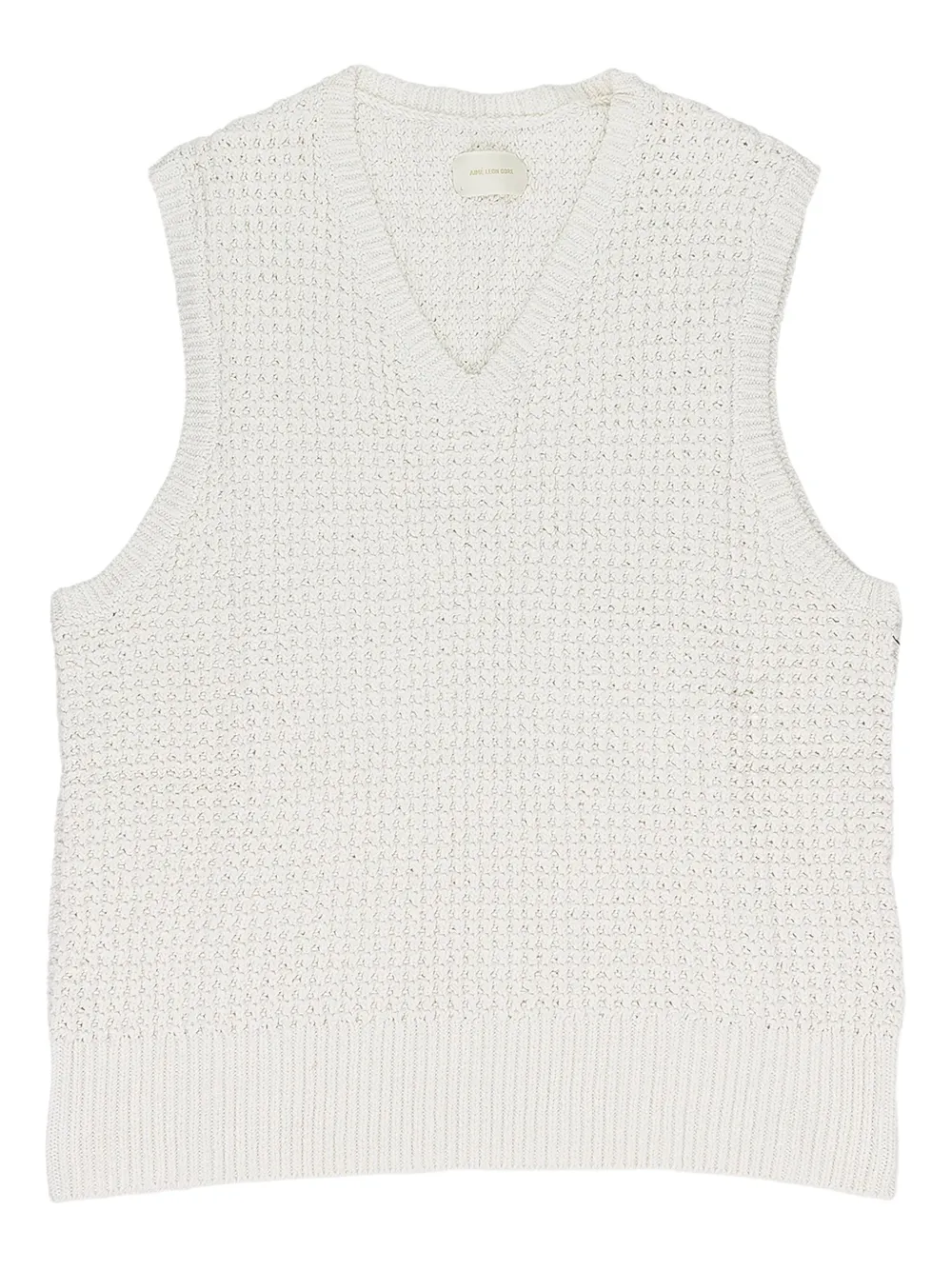Aimé Leon Dore top de tejido gofrado con cuello en V | neutro | Image 1