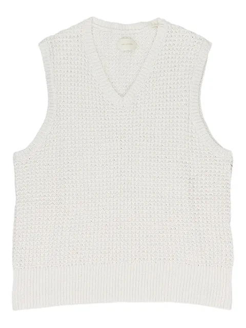 Aimé Leon Dore waffle-knit V-neck tank top