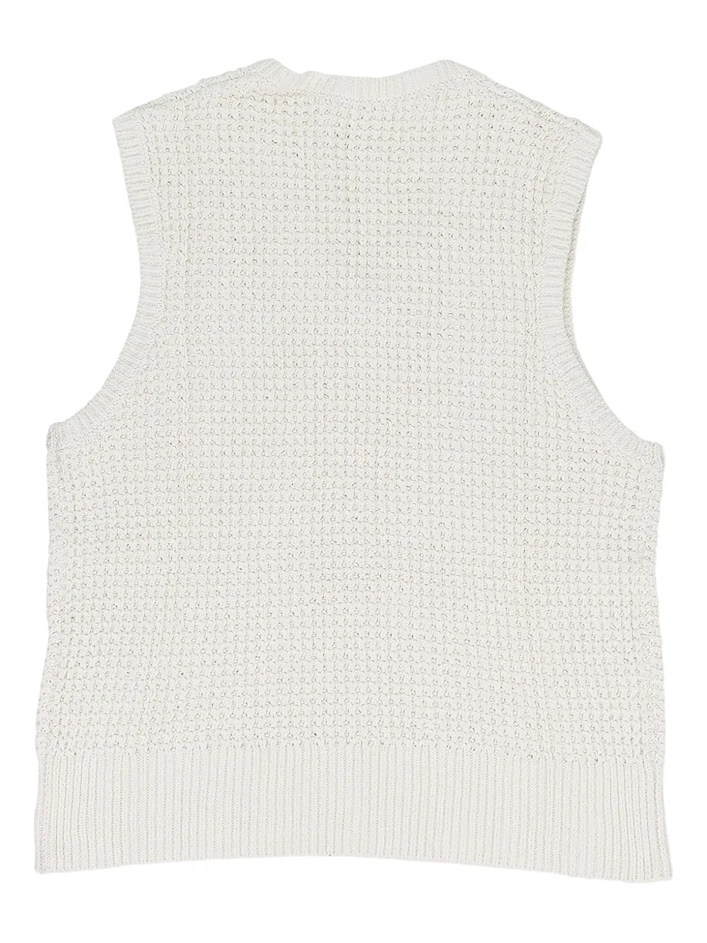 Aimé Leon Dore waffle-knit V-neck tank top - Beige