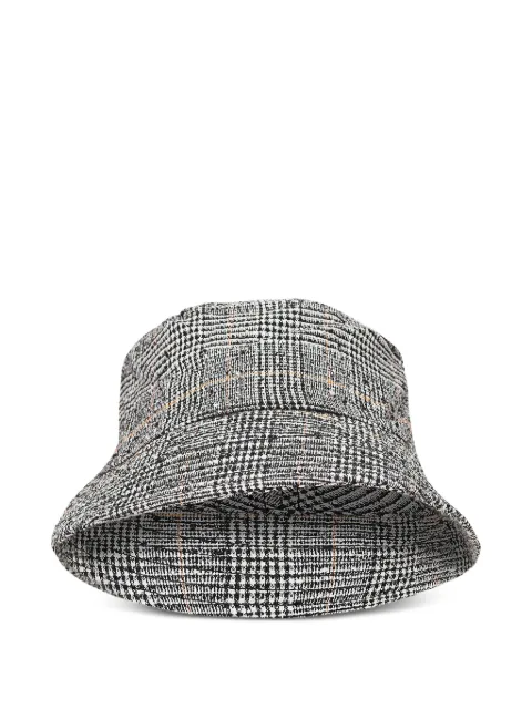 Aimé Leon Dore plaid-pattern bucket hat