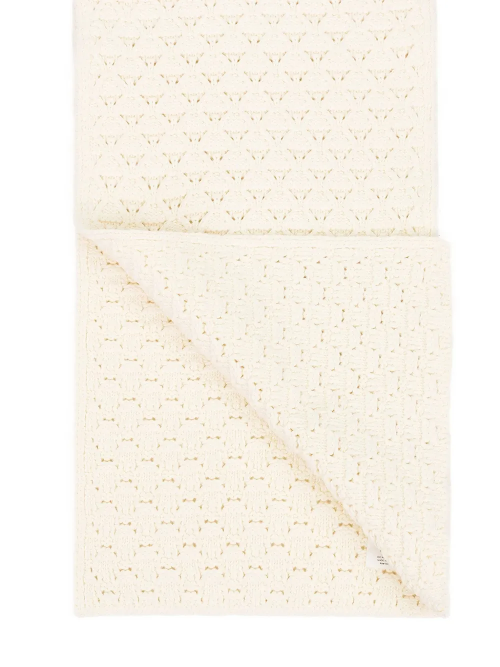 Aimé Leon Dore Gebreide sjaal met ringlets - Beige