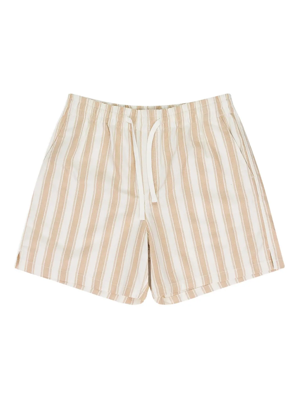 Aimé Leon Dore striped-pattern drawstring shorts | Neutrals | Image 1
