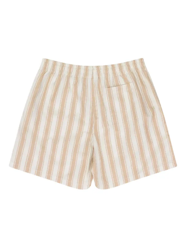 Aimé Leon Dore striped-pattern Drawstring Shorts | Neutrals | FARFETCH
