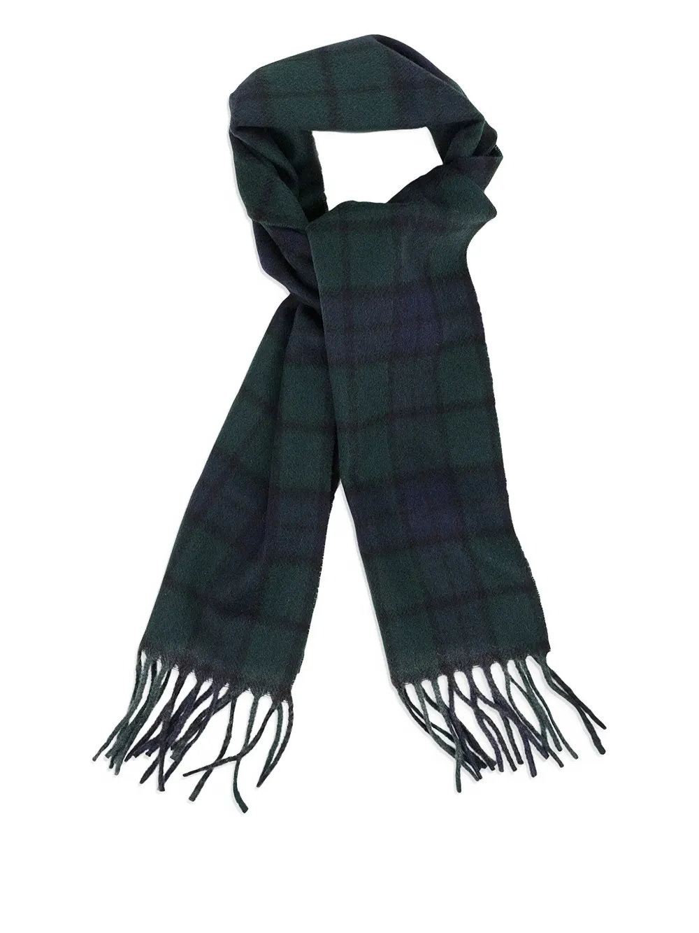 Aimé Leon Dore plaid fringed scarf | Green | Image 1