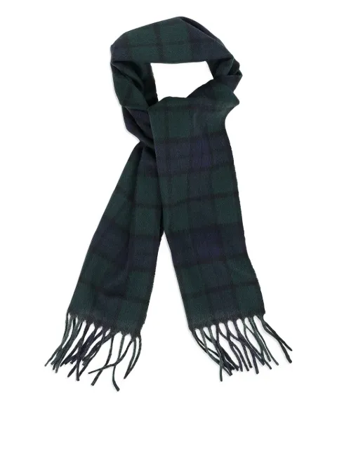 Aimé Leon Dore plaid fringed scarf