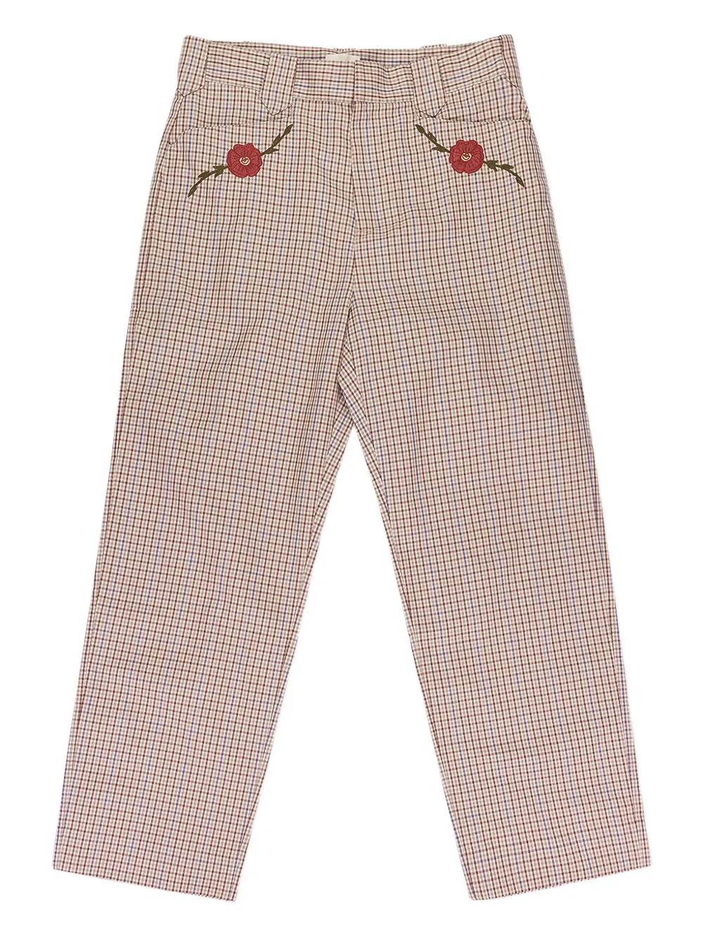 Aimé Leon Dore  WESTERN HERITAGE check-pattern trousers | Brown | Image 1