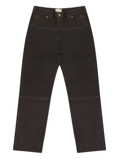Aimé Leon Dore pantalones western de gamuza