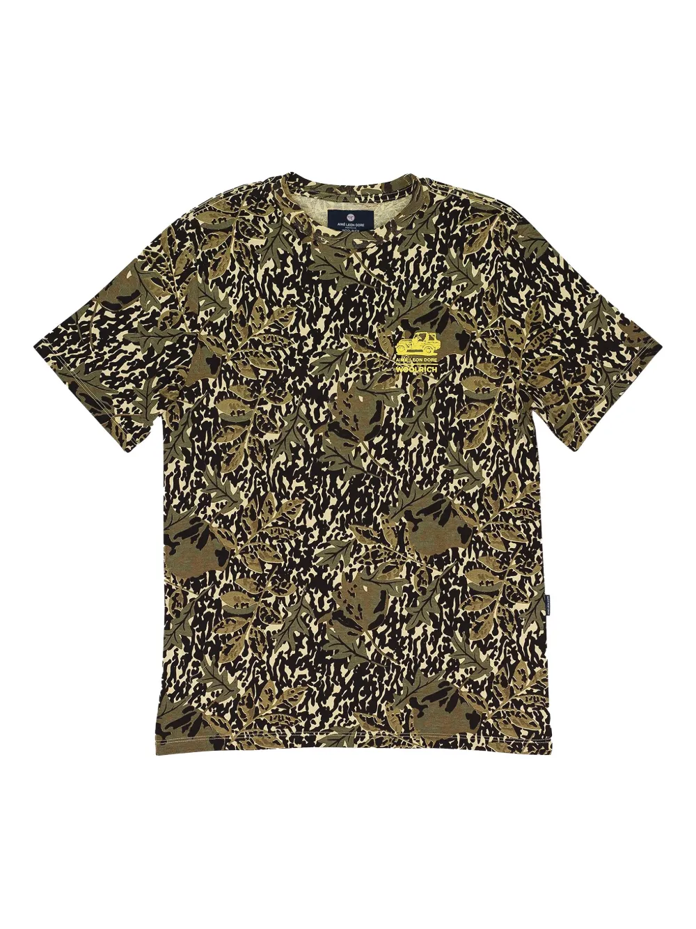 Aimé Leon Dore playera All Terrain en colaboración con Woolrich | verde | Image 1