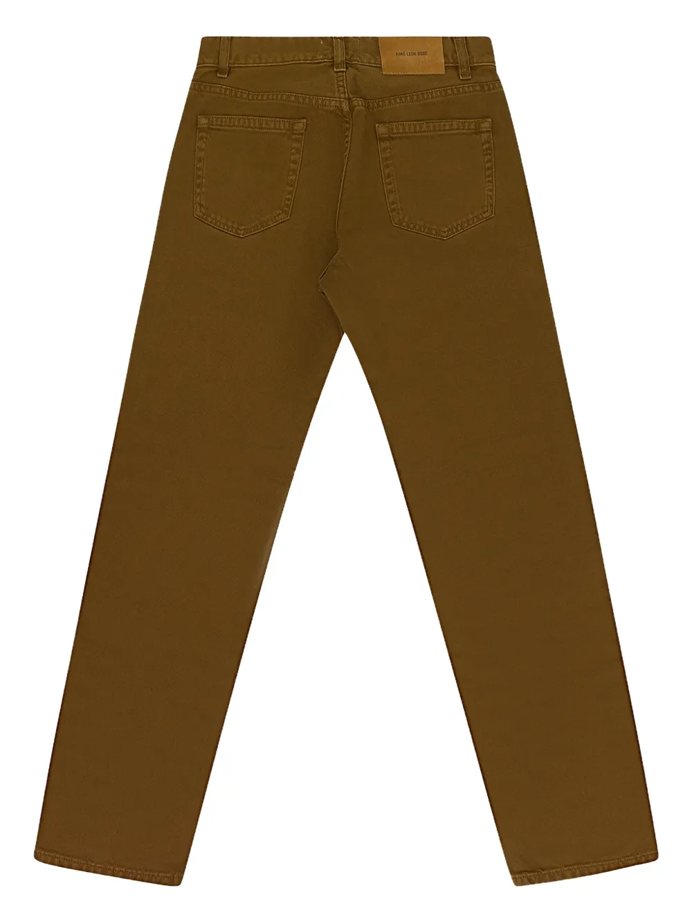 Aimé Leon Dore Broek met geverfde riemlussen - Bruin