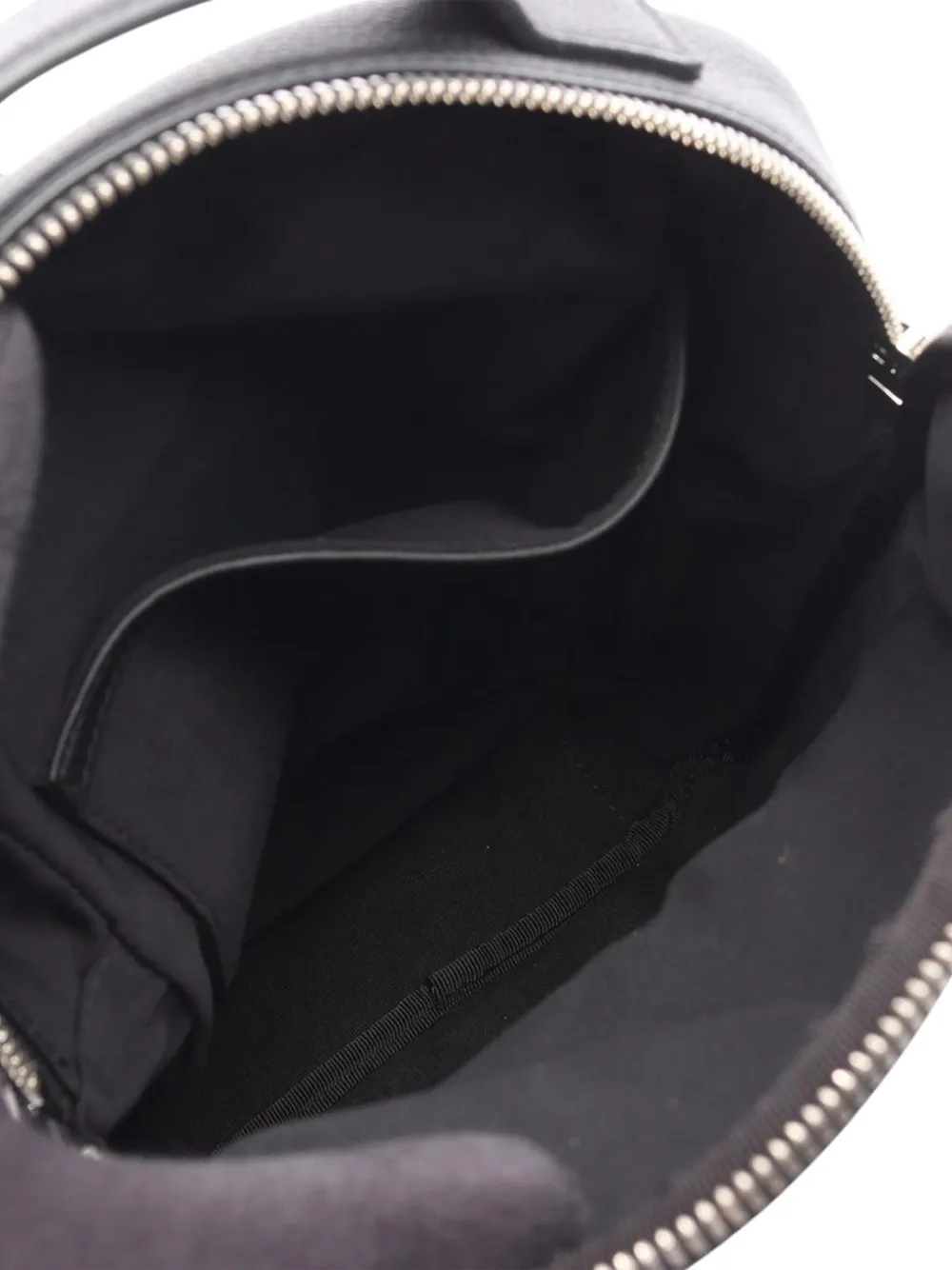 Pre-owned Dior 2019 Mini Grained Calfskin Rider Satchel In Black
