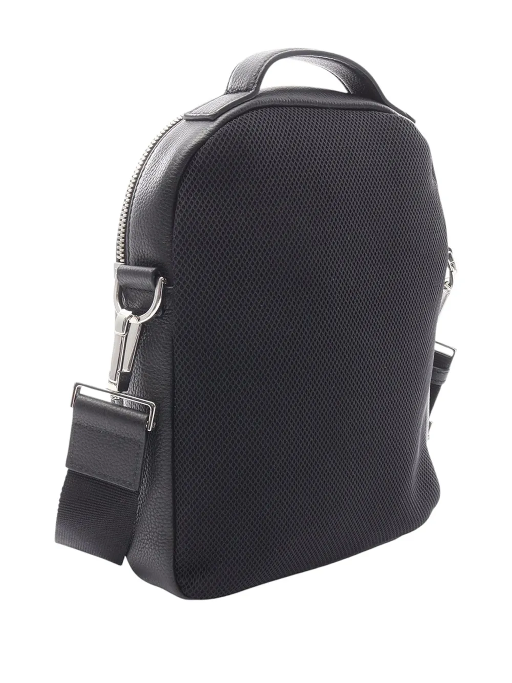 Pre-owned Dior 2019 Mini Grained Calfskin Rider Satchel In Black