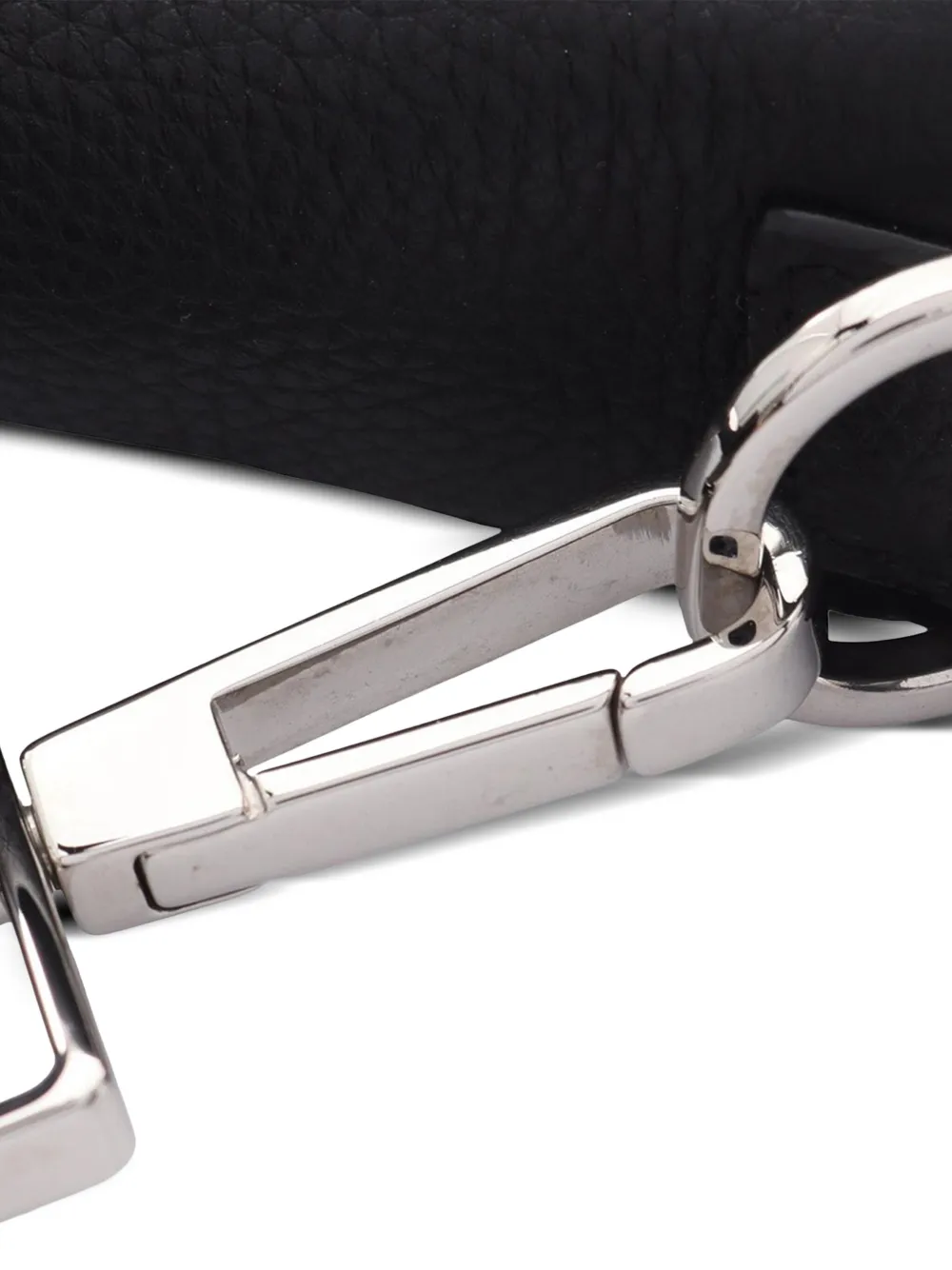 Pre-owned Dior 2019 Mini Grained Calfskin Rider Satchel In Black