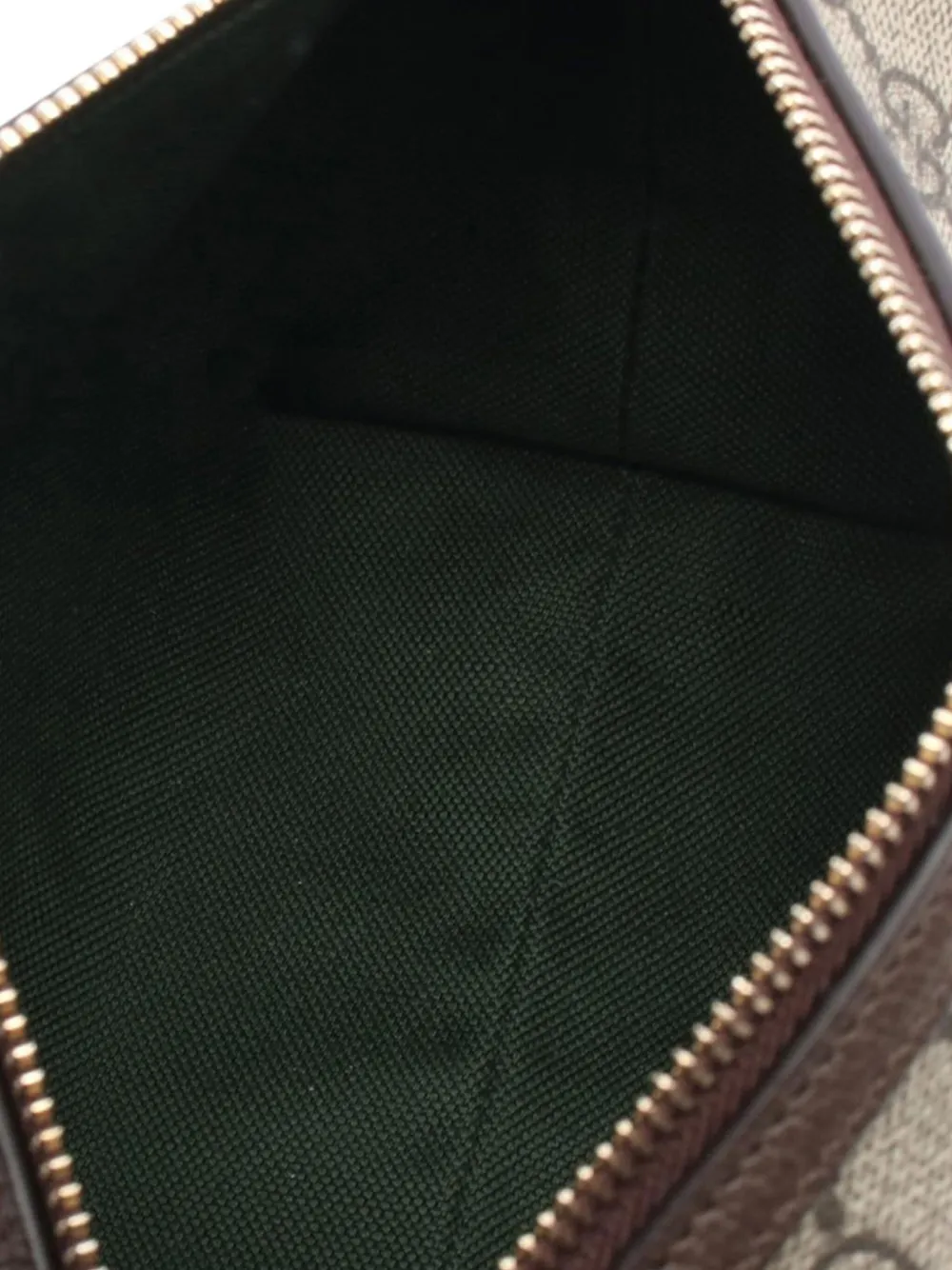 Pre-owned Gucci 2016-2025 Gg Supreme Ophidia Shoulder Bag In Brown