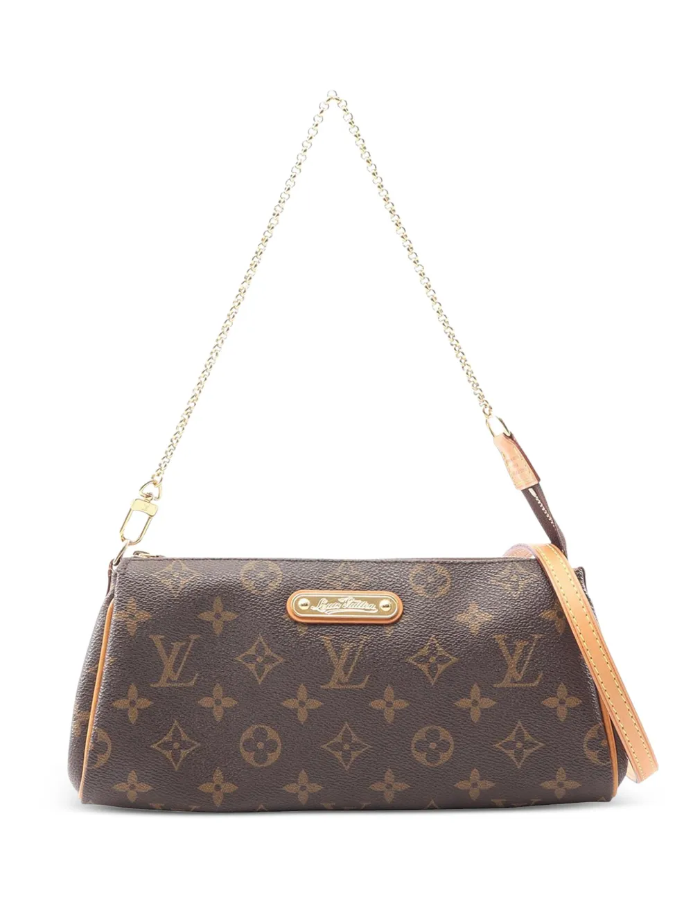 Pre-owned Louis Vuitton 2013 Monogram Eva Satchel In Brown