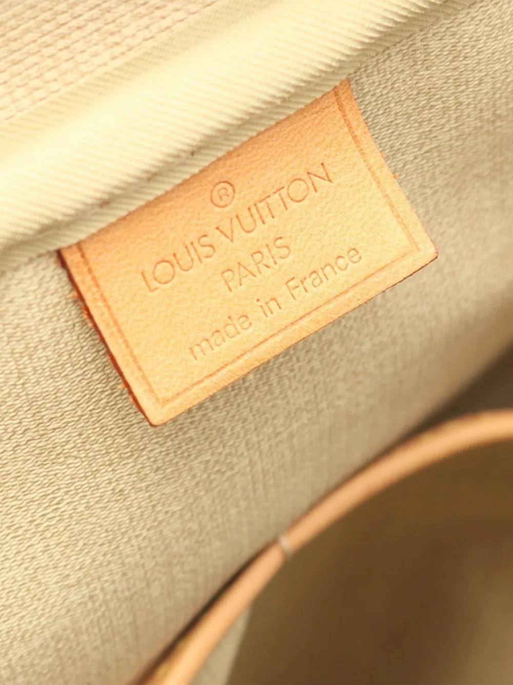 Pre-owned Louis Vuitton 2003 Monogram Deauville Handbag In Brown