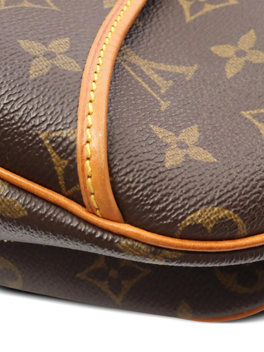 Pre-owned Louis Vuitton 2003 Monogram Deauville Handbag In Brown