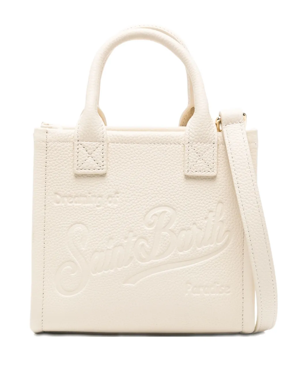 MC2 Saint Barth mini embossed-logo bag | Neutrals | Image 1