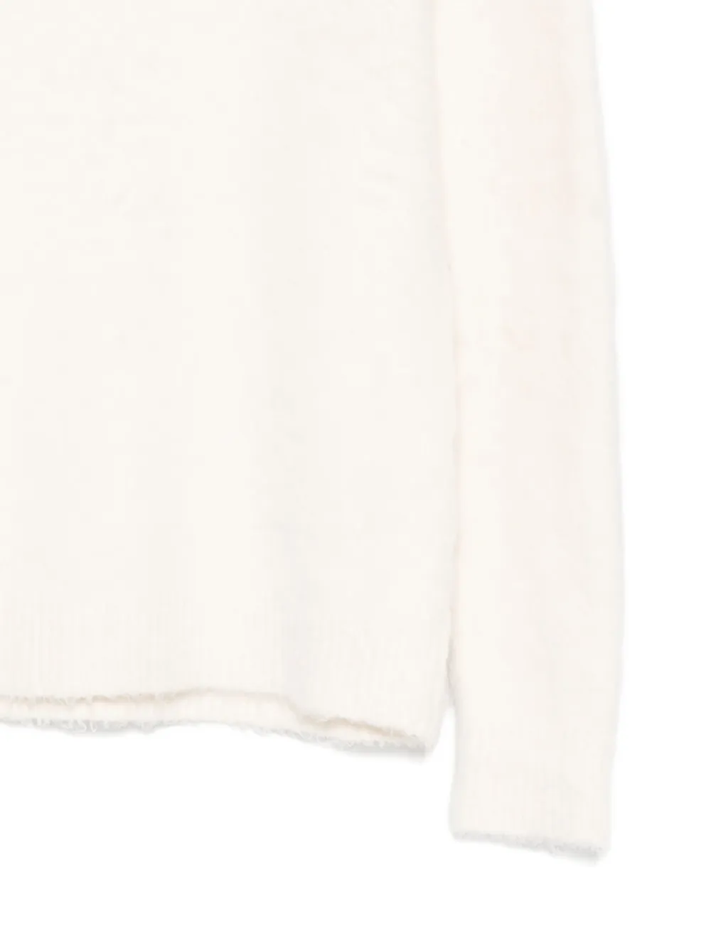 Roberto Collina Trui met ronde hals Wit