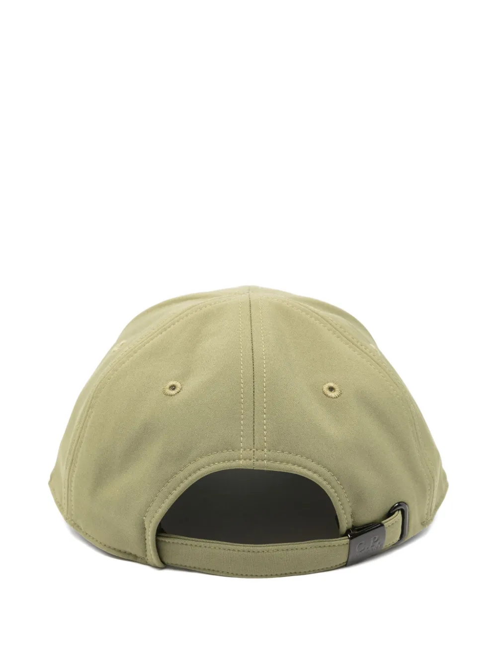 C.p. Company Logo-embroidered Cap In Green