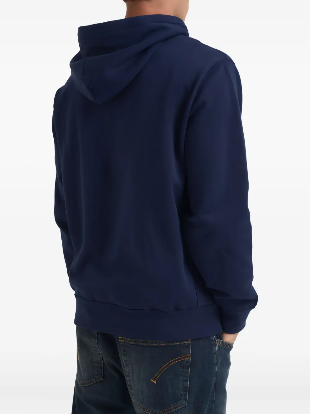 Polo Ralph Lauren Logo-embroidery Long-sleeve Hoodie In Blue
